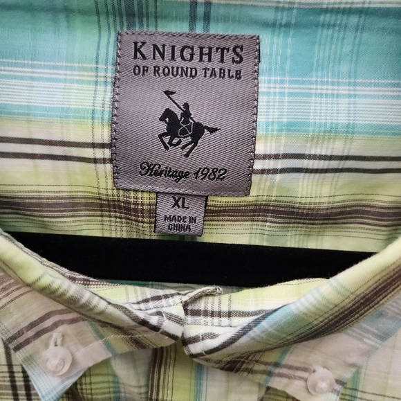 Knights of‎ the Round Table Short Sleeve Mens Shirt XL - Picture 4 of 5